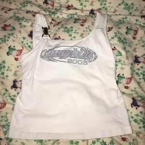 Vintage cool buckle tank top!